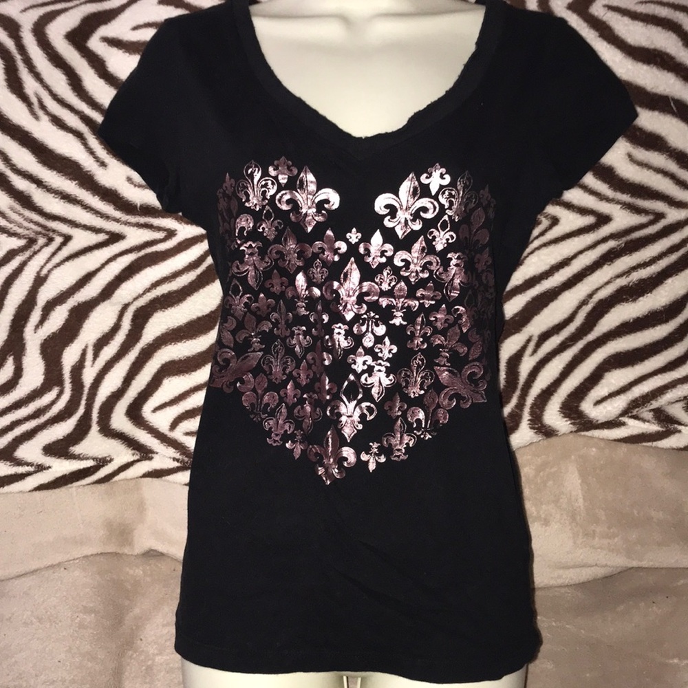 BF Love medium black and Rosegold tee 💕